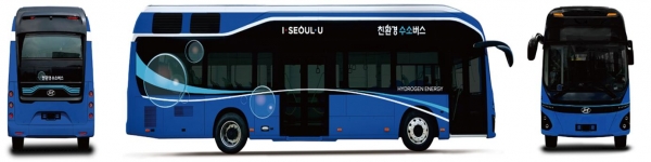 서울시에 투입되는 수소버스 이미지