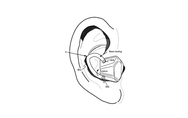 애플은 귀 모양에 따라 변하고, 생체 인식 센서가 부착된 에어팟 기술의 특허를 받았다. (사진=에어팟)