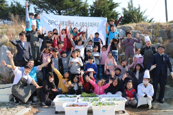 SPC그룹이 지난 12일 강원지역 아동센터 대상 ‘해피버스데이파티’ 개최했다.(사진=SPC그룹)