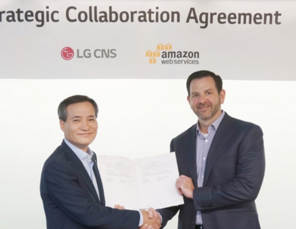 LG CNS는 국내 기업 최초로 AWS와 전략적 파트너십을 맺었다. (사진=LG CNS)