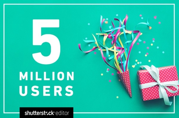 셔터스톡 '셔터스톡 에디터' 출시 3년 만에 사용자 수 500만 명 돌파하다.(사진=셔터스톡)