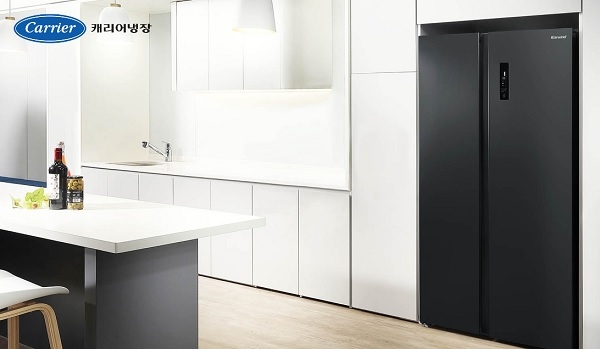 캐리어 클라윈드 피트인 570L 용량 모델 냉장고(사진=캐리어냉장)