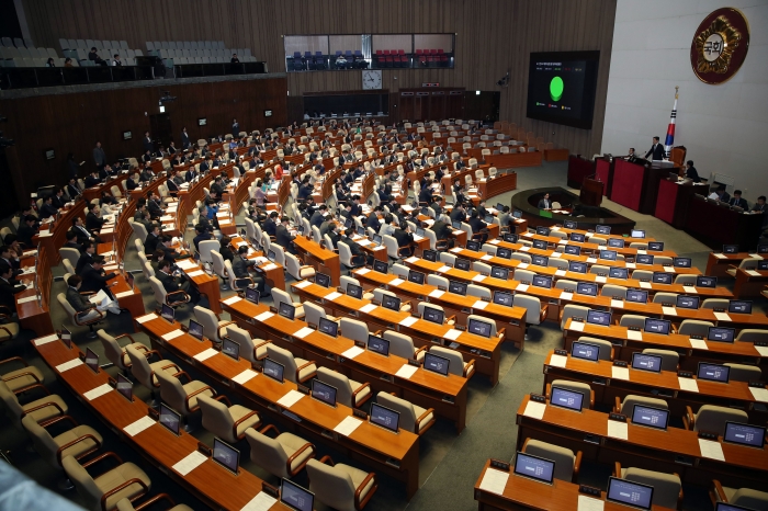 지난 9일 국회에서 열린 본회의에서 민생법안이 처리됐다. (사진=연합뉴스)
