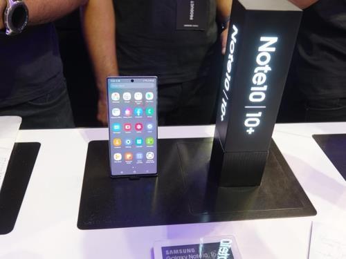 2019년 8월 인도에 출시된 삼성전자 갤럭시노트10