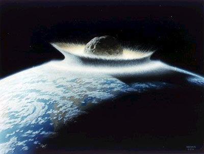 소행성 지구충돌 상상도 (ESA 제공)