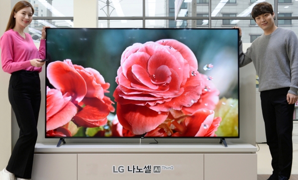 8K로도 출시되는 LG전자의 2020년형 나노셀 TV(사진=LG전자)