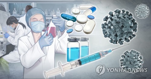 코로나19 치료제 · 백신 개발 추진 (PG)[장현경 제작] 사진합성·일러스트