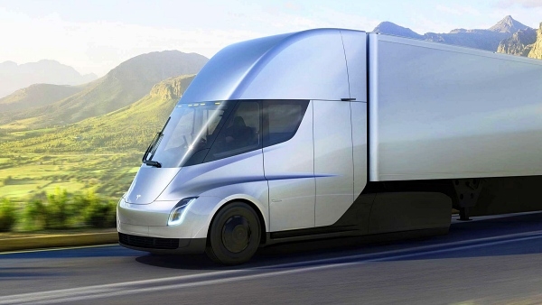 테슬라 전기 트레일러 트럭 세미(Semi) [사진: 테슬라]