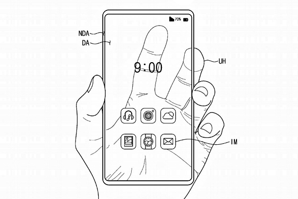 삼성이 출원한 투명 스마트폰 특허 [사진: 폰아레나]