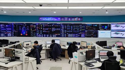 엘.클라우드 관제실. [사진: 롯데정보통신]