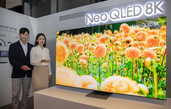 Neo QLED TV 신제품 모델 촬영 이미지[사진: 삼성전자]