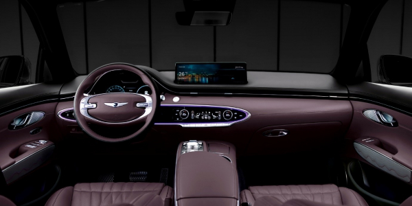 신형 제네시스 GV70 내부 모습 [사진 : KT]