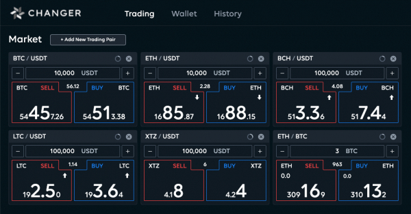 체인저 베타 서비스 화면. [사진: 체인파트너스]