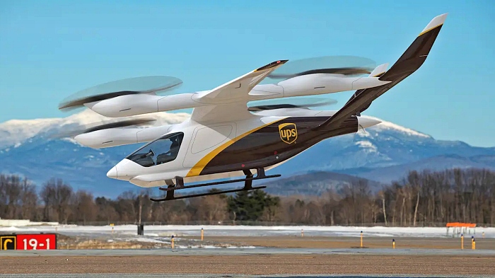 600kg 화물을 싣고 시속 270km 속도로 최대 400km 거리를 비행할 수 있다 [사진: UPS]