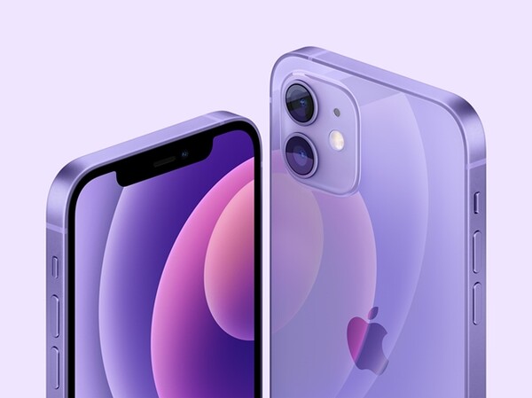 애플이 지난해 출시한 아이폰12 시리즈에 퍼플 색상을 추가했다 [사진 : 애플]