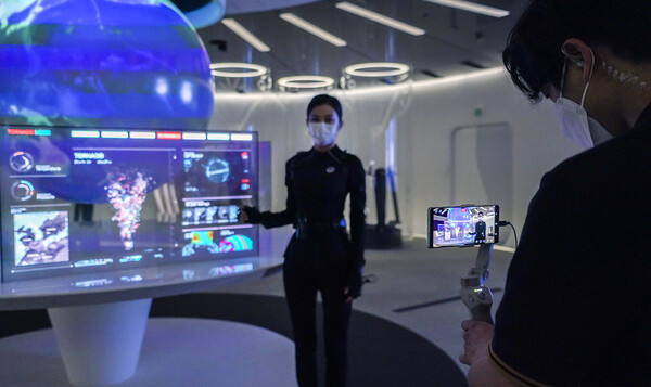 The appearance of the space control center monitoring the space environment using high-speed network and artificial intelligence [Photo: SK Telecom]
