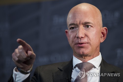 Jeff Bezos, CEO of Amazon [Photo: Yonhap News]