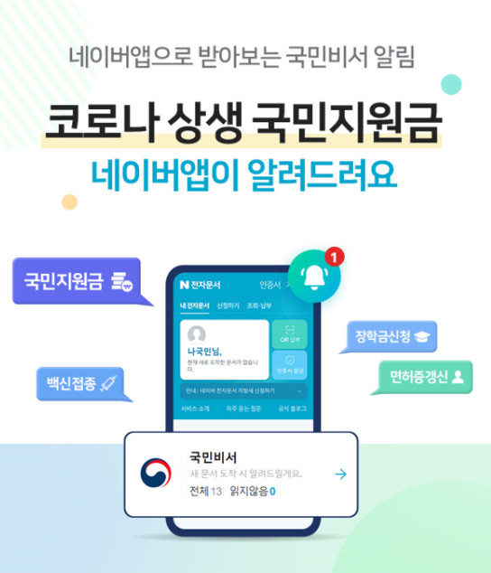 네이버 국민비서 알림 참고이미지[사진:네이버]