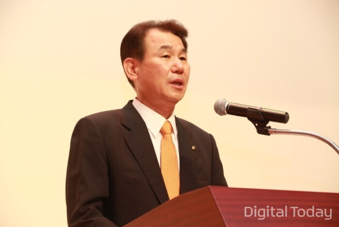 8월 6일 취임식에서 정은보 신임 금감원장이 취임사를 하고 있다. [사진: 금융감독원]