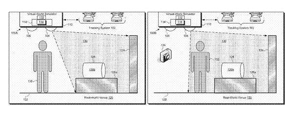 디즈니의 가상 세계 시뮬레이터'(Virtual-world simulator) 기술 특허 [사진: 미국 특허청]