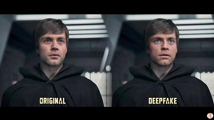 유튜버  샤묵(Shamook)의 딥페이크 영상 사례 [사진: 유튜브 채널]