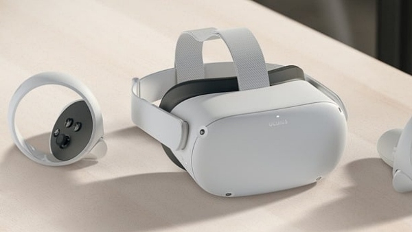 2020년 메타 자회사 오큘러스가 출시한 '오큘러스 퀘스트 2 올인원' VR 헤드셋 [사진: 오큘러스]
