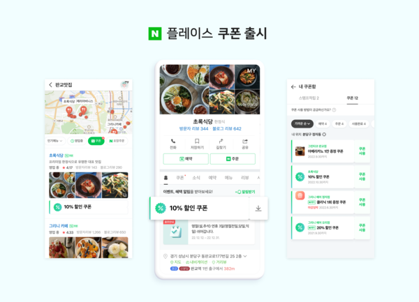 네이버가 지역 중소사업자(SME)를 위한 새 비즈니스 솔루션 '플레이스 쿠폰'을 출시했다. [사진: 네이버]