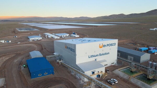 포스코그룹의 아르헨티나 리튬 생산 데모플랜트 공장 및 염수저장시설 [사진: 포스코케미칼] 
