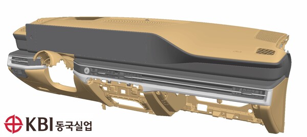 PU IMG 기술이 적용된 현대차 디 올 뉴 그랜저 크래시패드 [사진: KBI동국실업]