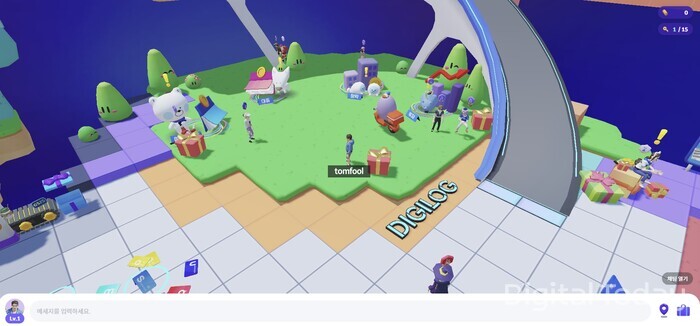 신한은행이 자체 구축한 메타버스 플랫폼 시나몬 모습 [사진: 신한은행 시나몬 사이트]