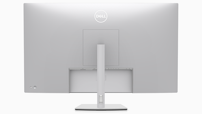 일체감 높은 디자인에 VESA 마운트는 물론 전용 스탠드가 제공되는 U4323QE 모니터 [사진: 델]