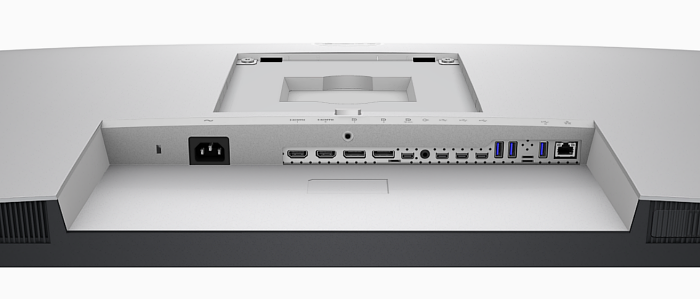 (좌측부터) 전원포트, HDMI, DP, USB-C, USB-A, 스피커, 랜포트까지 충실한 연결성을 제공한다  [사진: 델]