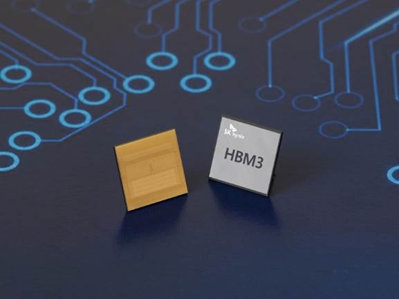 SK하이닉스가 개발한 4세대 HBM D램 'HBM3' [사진: SK하이닉스]