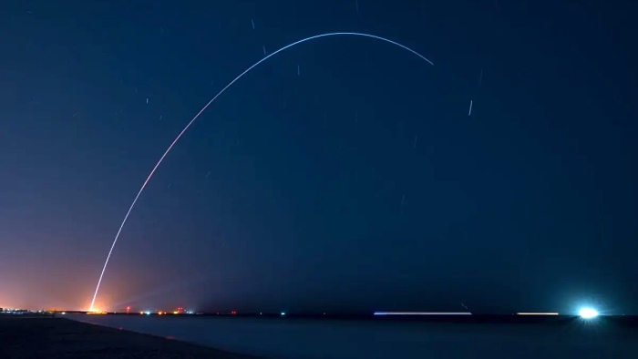 테란1 로켓의 발사궤적 [사진: 렐러티비티 스페이스]