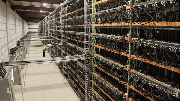 마라톤 디지털 홀딩스(Marathon Digital Holdings)의 채굴설비 [사진: 마라톤 DH]