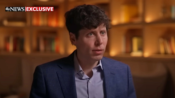 샘 알트만(Sam Altman) 오픈AI CEO [사진: ABC뉴스 유튜브]