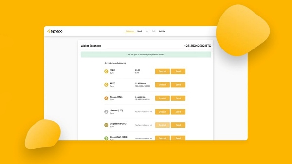 암호화폐 결제 플랫폼 알파포(Alphapo) [사진: 웹사이트 갈무리]