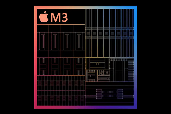 애플 M3 칩 가상도 [사진: 디지털투데이]