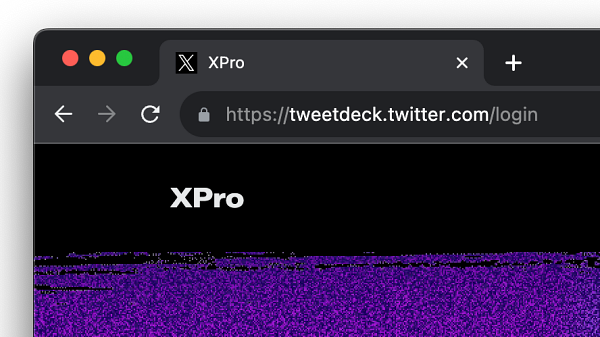 엑스프로(XPro)로 이름이 바뀐 트윗덱(TweetDeck) [사진: 나인투파이브맥]