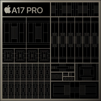 애플 A17 프로 칩 [사진: 애플]