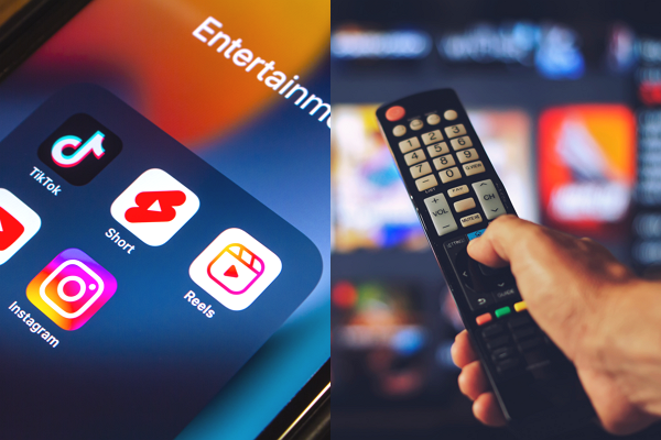 한국인들은 넷플릭스, 티빙 등 롱폼보다는 숏츠, 틱톡 등 숏폼에 더 많은 시간을 쓰는 것으로 나타났다 [사진: 셔터스톡]