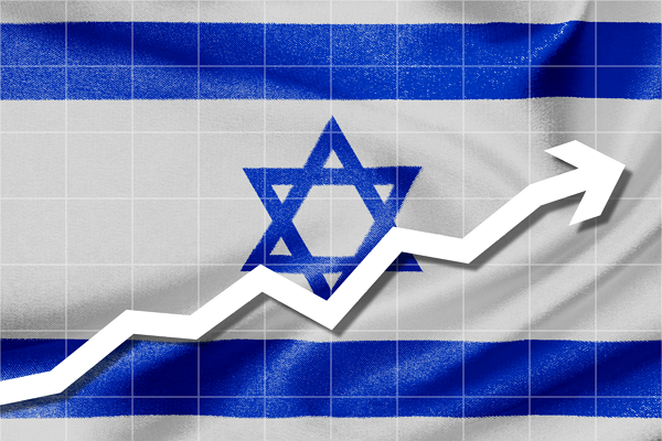 팔레스타인과 전쟁을 이어가는 이스라엘의 경제가 더 강력해졌다는 분석이 나왔다. [사진: 셔터스톡]