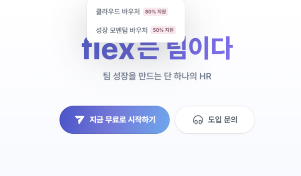 HR 플랫폼 플렉스(flex), 자체 ‘성장 모멘텀 바우처’로 스타트업 지원