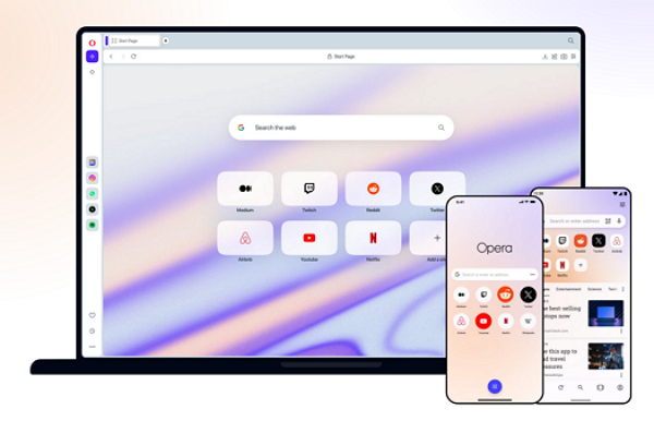 EU가 DMA를 시행한 후 소규모 웹브라우저들의 성장세가 두드러진다. [사진: 오페라]