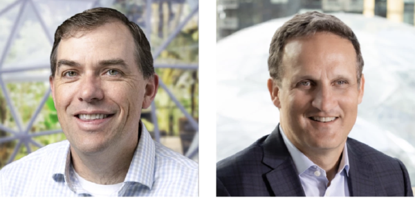 매트 가먼(왼쪽)이 아담 셀립스키(오른쪽)에 이어 AWS 지휘봉을 잡는다. [사진: AWS]