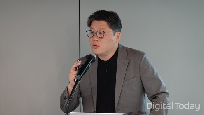 정원기 KISA 디지털이용자보호단장이 스팸 대응 강화 방안을 설명하고 있다. [사진: 한국인터넷진흥원]