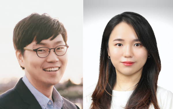 김주호 카이스트 전산학부 교수(왼쪽)와 김은솔 한양대학교 컴퓨터소프트웨어학부 교수 [사진: 브라이언임팩트]