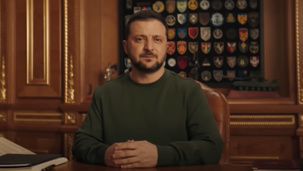 13일(현지시간) 볼로디미르 젤렌스키 우크라이나 대통령은 중국이 러시아에 무기를 공급하지 않겠다고 약속했음을 밝혔다. [사진: 우크라이나 대통령실]