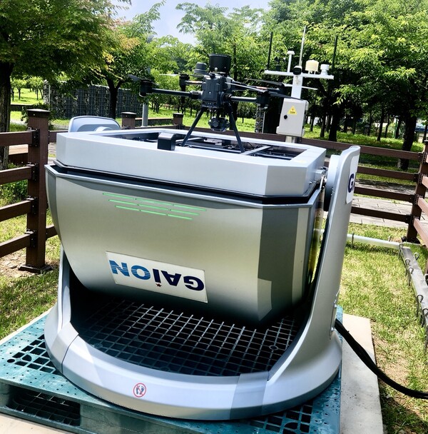 이·착륙 가능한 정찰 드론 스테이션 [사진: 가이온]