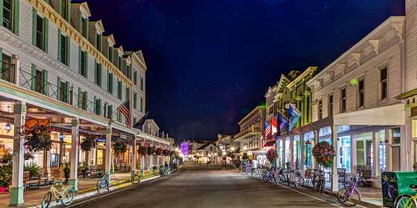 자전거가 주된 교통 수단인 맥키노 섬 [사진: GoUSA.or.kr]